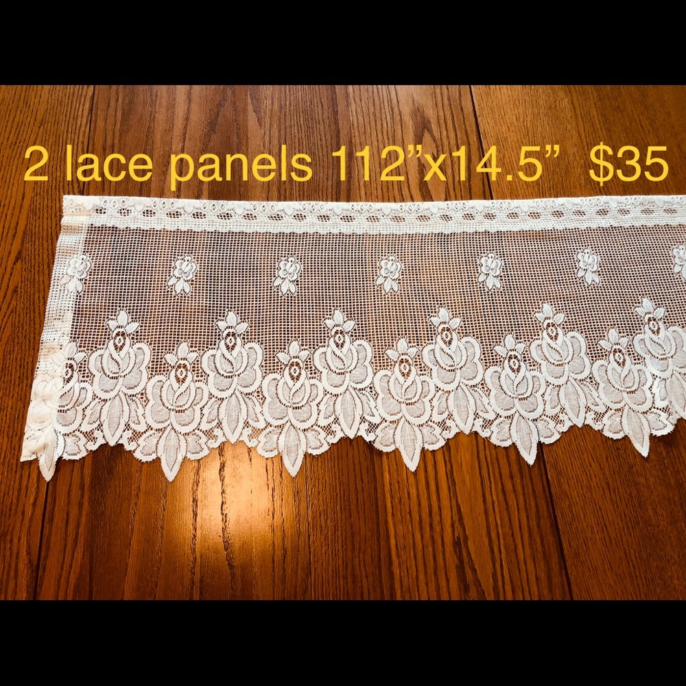 Lace valances